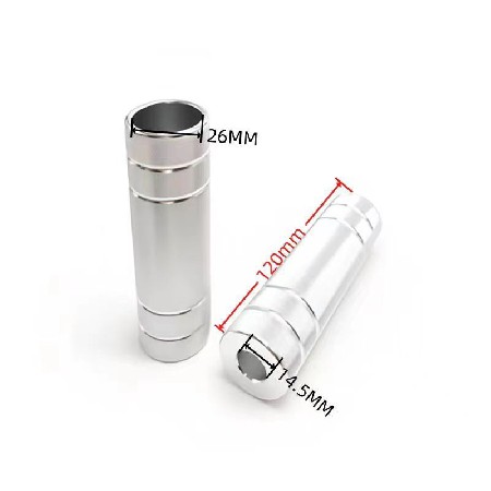 适用小牛电动车火箭筒改装脚蹬火箭脚踏筒通用深远九号后平叉脚踏