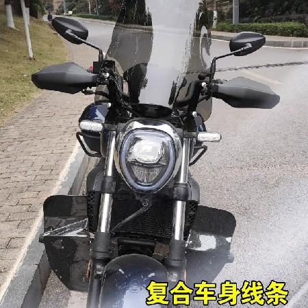 适用豪爵TR300风挡都市旅行版改装配件前挡风玻璃加高PLUS通用